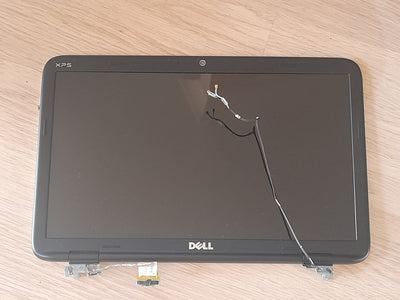 Dell XPS 15 L502x 15.6" Screen Display Assembly W/Cables + Hinges Silver 04X9J1 | 0DF2V2 screen