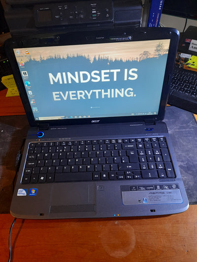 Cheap Acer Aspire 15" Grey Laptop 5735Z 4GB Ram 120GB SSD Win10