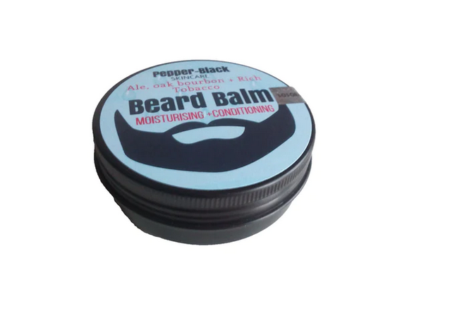 Ale, Oak Bourbon & Rich Tobacco - 100% Natural Beard Balm Sented Medium Hold Tame Facial Hair Conditioning