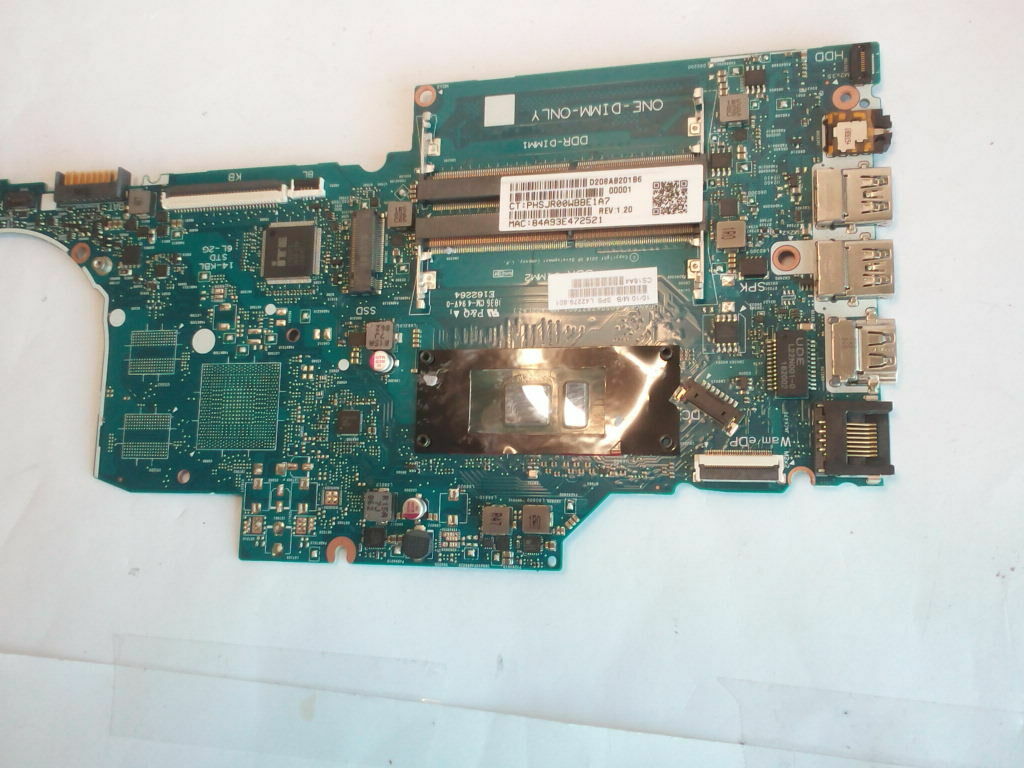 HP 14-CK 14-CK0520SA 14.1" MOTHERBOARD i5-7200U 2.50GHz DDR4 L42279-601