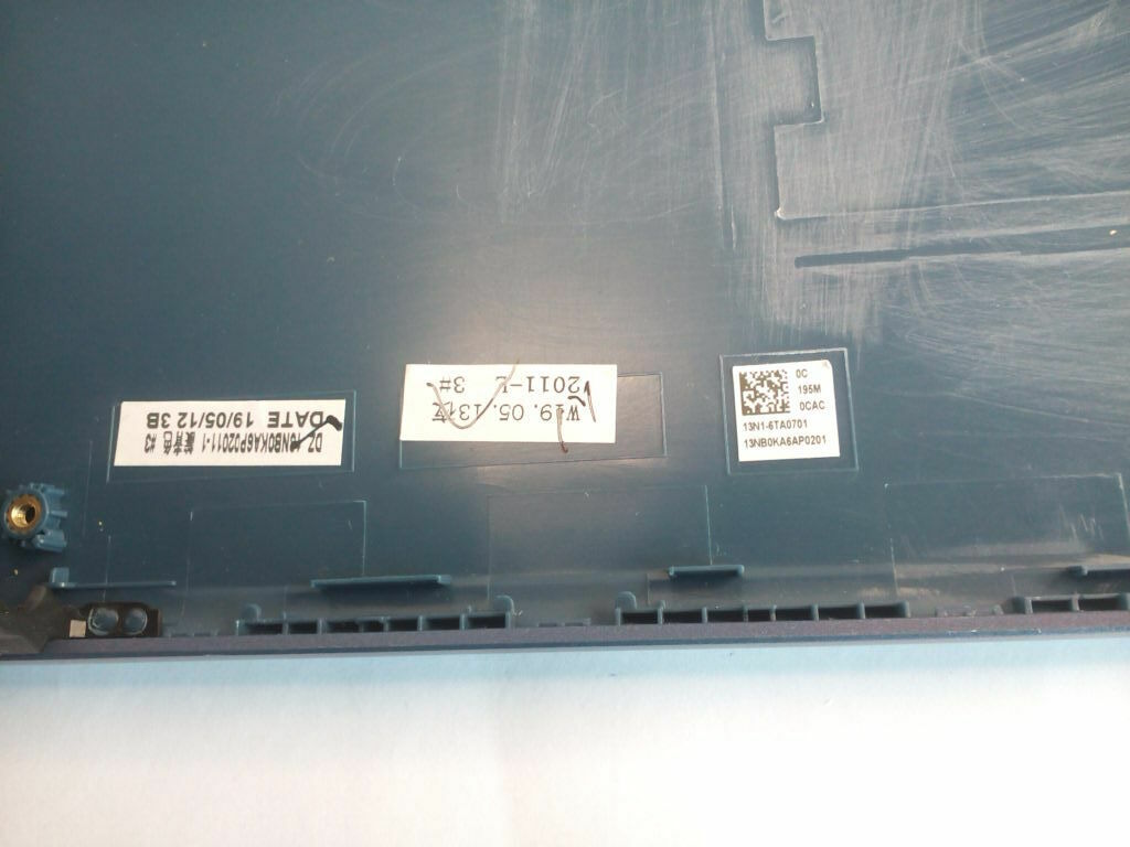 ASUS X512U Purple Vivobook 15.6" Screen Rear Cover Lid Panel | 13NB0KA6AP0201