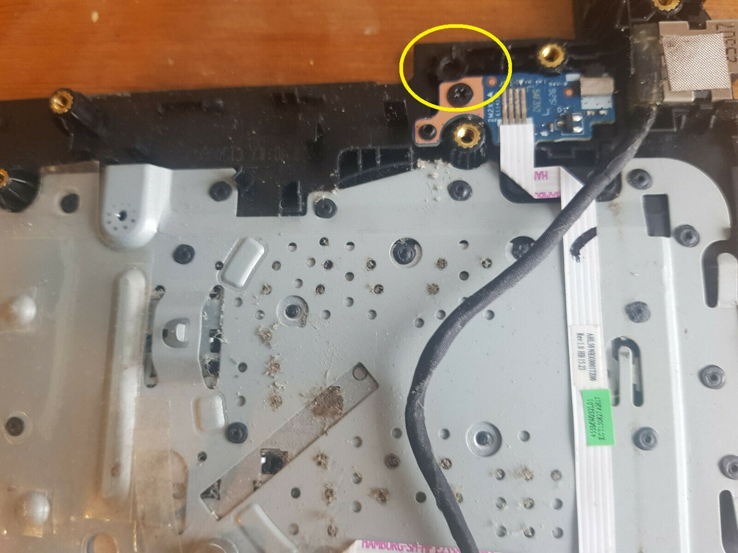 HP 250 G4 15.6" SERIES PALMREST & KEYBOARD UK TOUCHPAD | AP1EM000A00