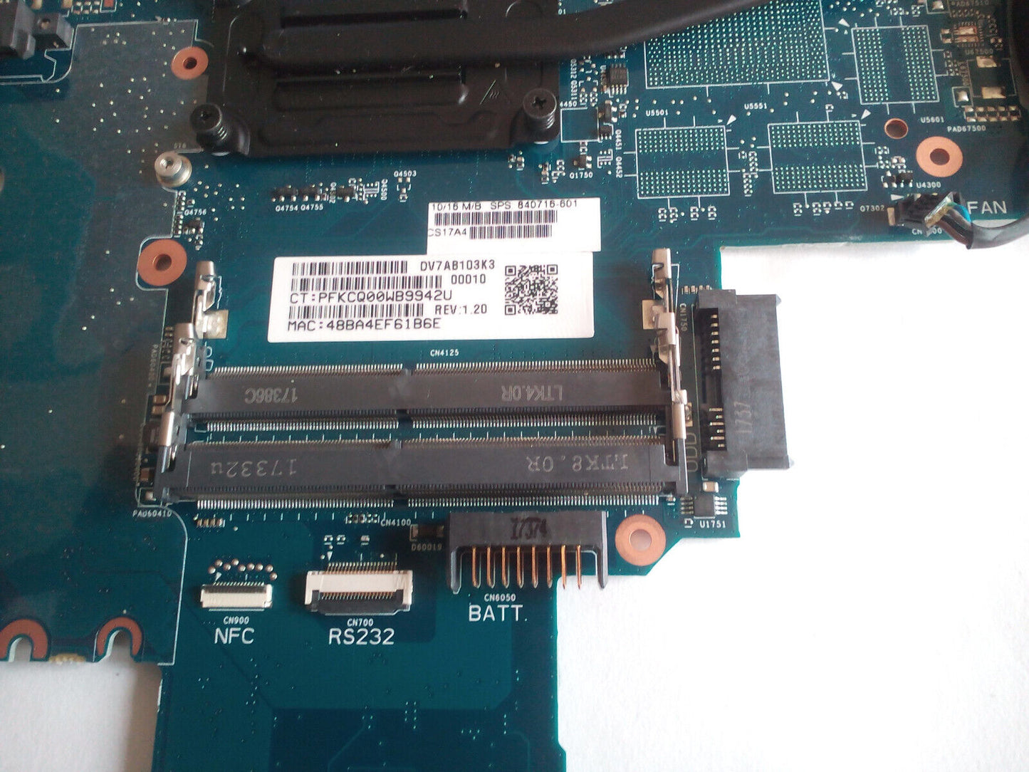 HP ProBook 640 G2 i5-6200U 2.3GHz DDR4 Laptop Motherboard 840715-601 | Faulty