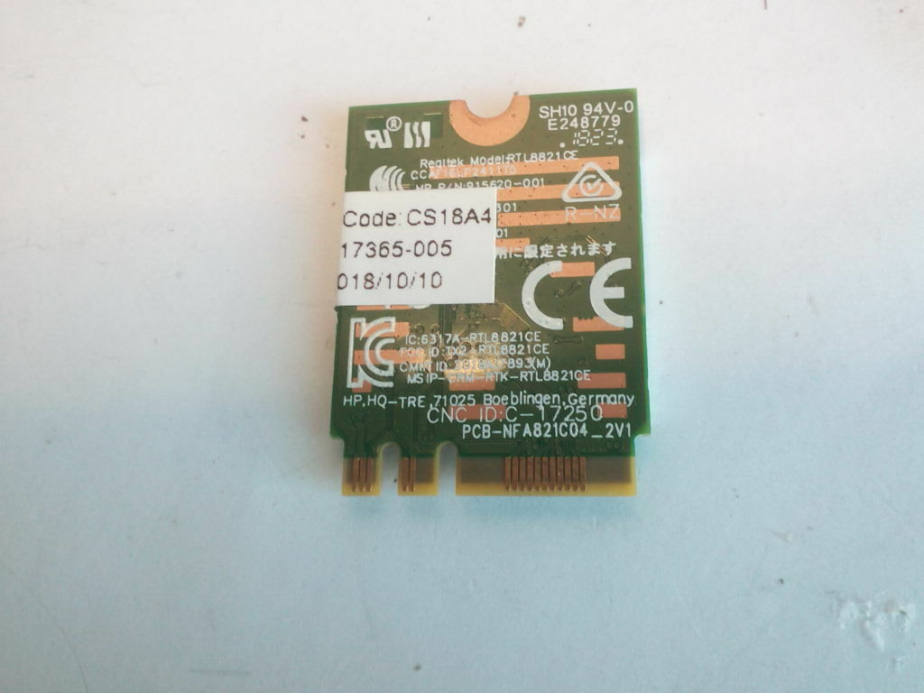 HP 14-CK 14-CK0520SA 14.1" Wifi Internal Card 863934-855 | 852511-001