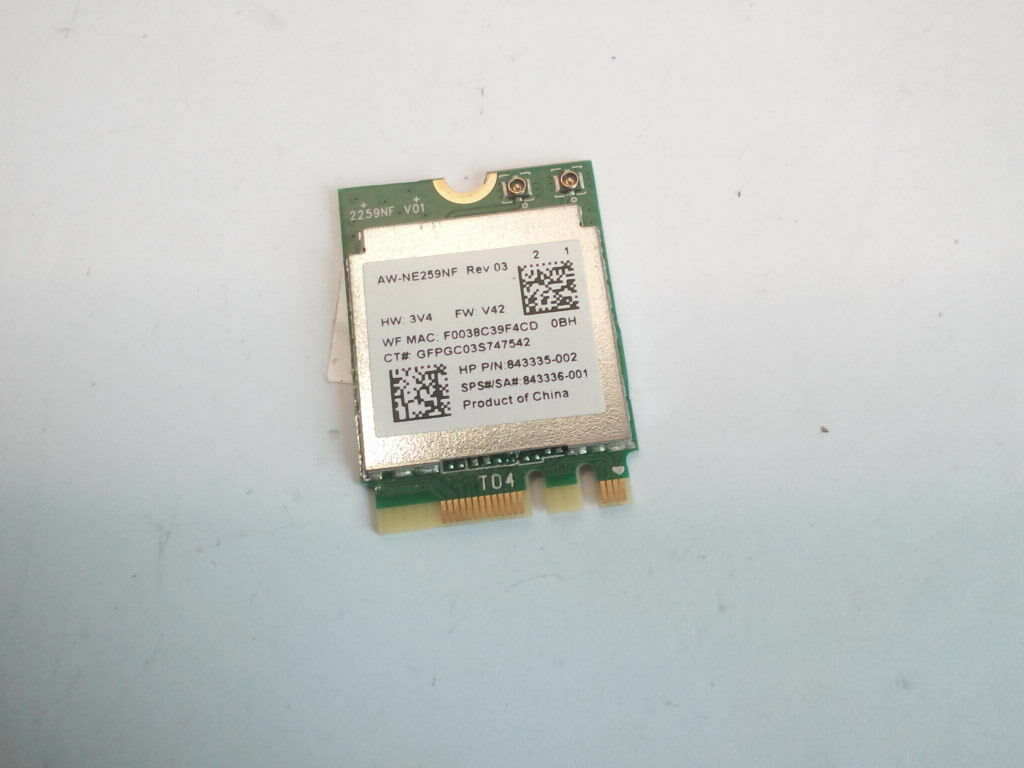 hp 15-BA009DX 15-BA LAPTOP WIRELESS WIFI CARD 857334-855