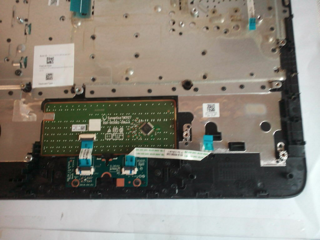 HP 15-ba079dx 15.6" LAPTOP PALMREST KEYBOARD POWER SWITCH DC JACK TOUCHPAD