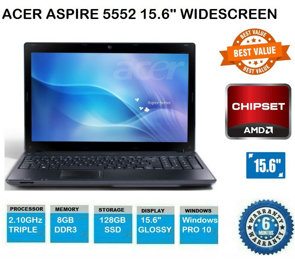 Acer Aspire 5552 15.6” 2.1ghz_spec