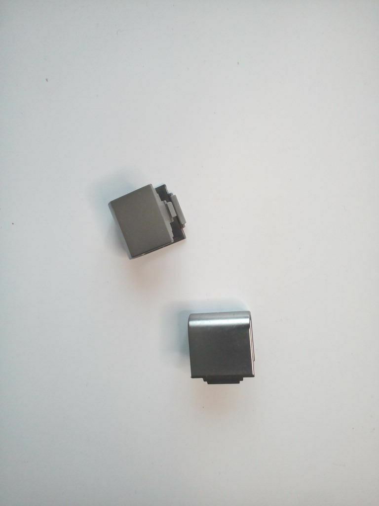 HP PROBOOK 4540s 15.6" RIGHT & LEFT HINGES COVER CAPS PAIR SILVER