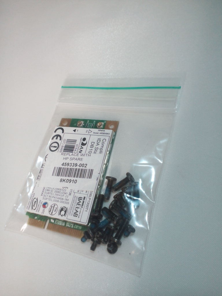 Hp G60 G60-214EM 15.6" Laptop Complete Set Of Screws & Wifi Wireless Card
