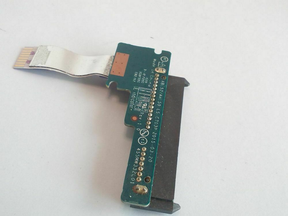 HP 15-A 15-ac121na 15.6" ORIGINAL HARD DRIVE HDD SATA CONNECTOR CADDY & SCREWS