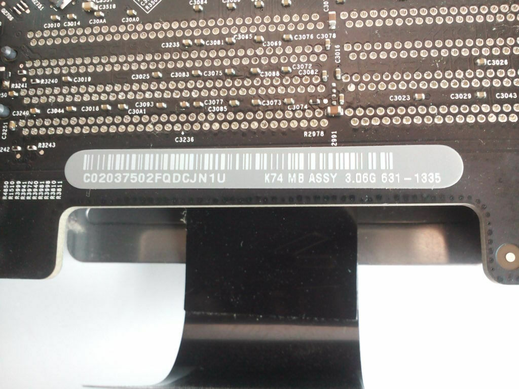 Apple iMac 21.5" 2010 A1311 LOGIC BOARD ( NO CPU ) | 820-2784 | 661-5534