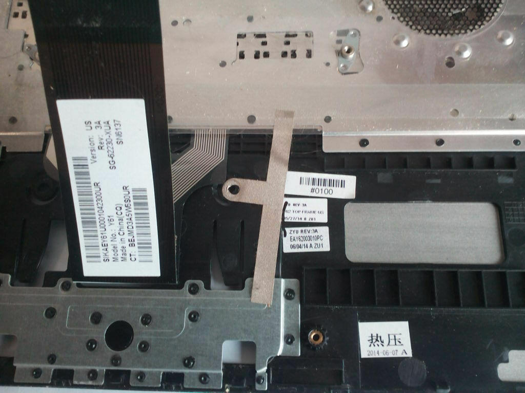 HP Convertable 13" 13 x360 13-A051NR PALMREST & KEYBOARD US GRADE B