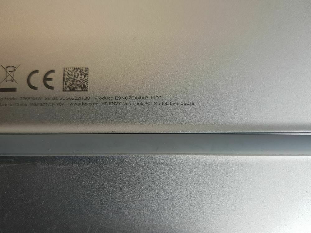 hp ENVY 15-AS 15-as050sa 15.6 LOWER BASE COVER LID | 6070b1018001 | 857800-001