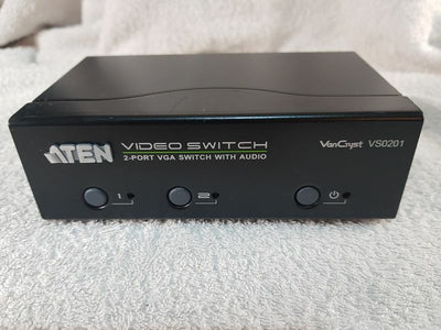 Aten VanCryst VS0201 2 Port VGA Video Switch | No Adapter included