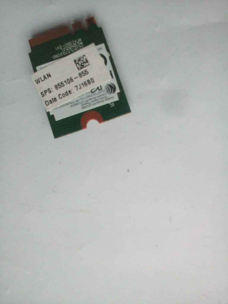 HP 15-AY024NA 15.6" WIFI WIRELESS INTERNAL CARD 843337-001