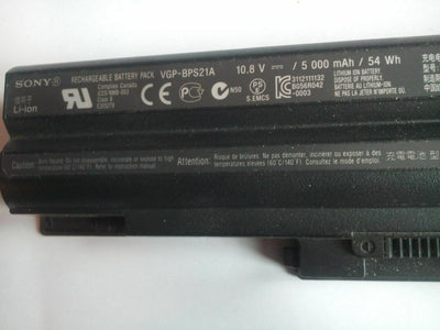 SONY F-SERIES PCG-81312L VPC Genuine Laptop Battery VGP-BPS21A 10.8V 50Wh