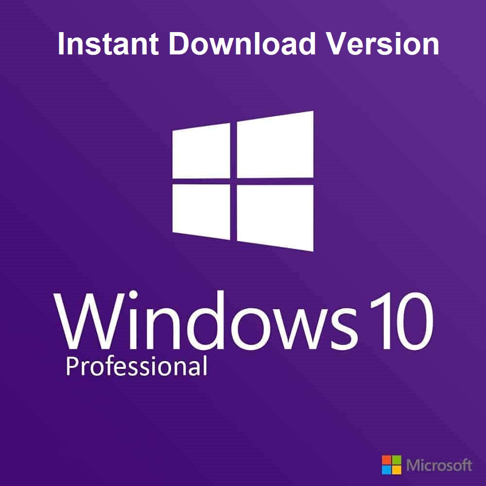 Microsoft Windows 10 Pro Pro 64Bit License Key | Instant Download | FQC-08929