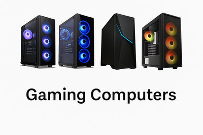 Huge collections of highly spec'd gaming systems from the business end online
