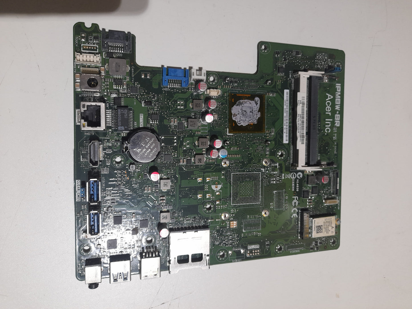 Acer ZC-700 AIO PC Motherboard & CPU IPMBW-BR Celeron N3150 Windows 10 In BIOS