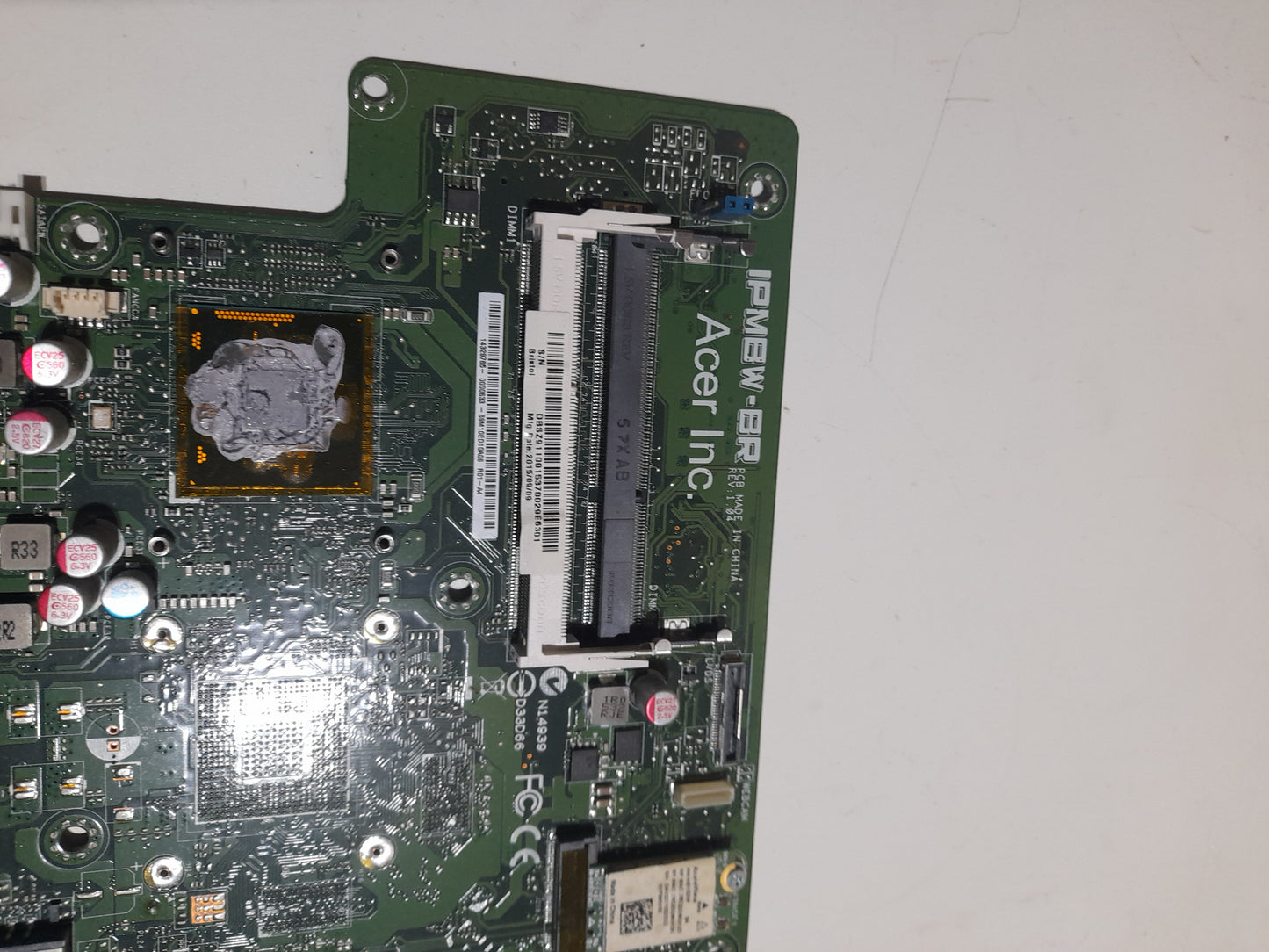 Acer ZC-700 AIO PC Motherboard & CPU IPMBW-BR Celeron N3150 Windows 10 In BIOS