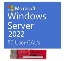Load image into Gallery viewer, 40x Microsoft Windows Server 2022 Standard /Datacenter 50 USER CALs | OEM | P73-08328

