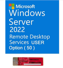 Load image into Gallery viewer, 40x Microsoft Windows Server 2022 Standard /Datacenter 50 USER CALs | OEM | P73-08328
