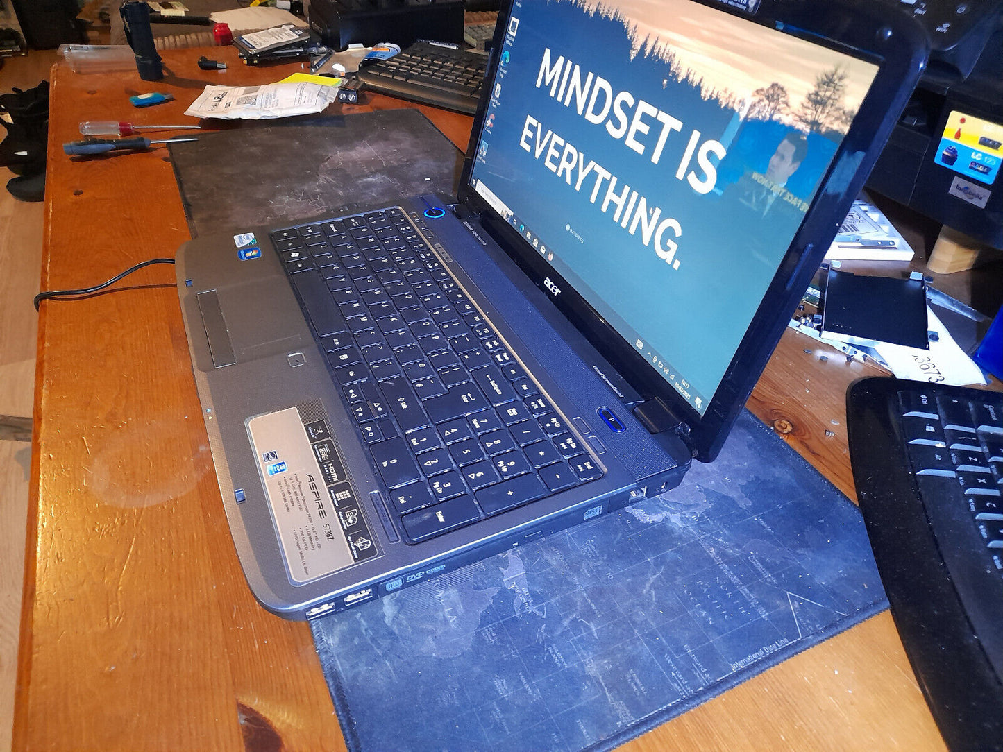 Cheap Acer Aspire 15" Grey Laptop 5735Z 4GB Ram 120GB SSD Win10