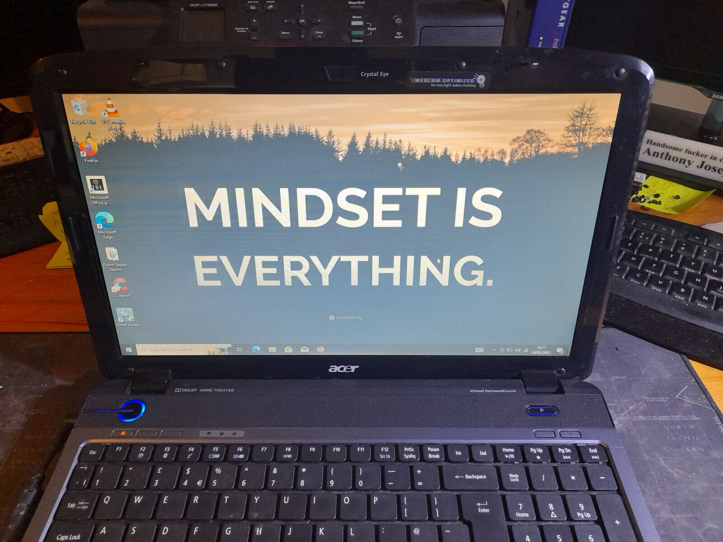 Cheap Acer Aspire 15" Grey Laptop 5735Z 4GB Ram 120GB SSD Win10
