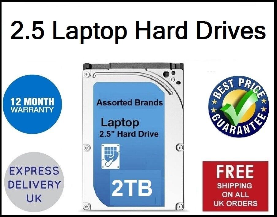 Laptop Hard Drives 2.5" Internal Hard Drive 320GB 500GB 750GB 1TB 2TB PS4 PC