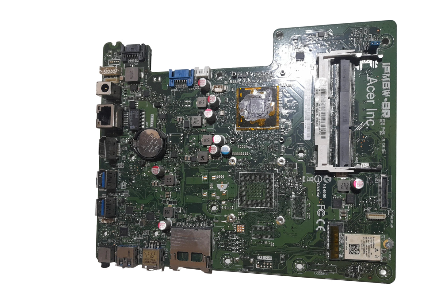 Acer ZC-700 AIO PC Motherboard & CPU IPMBW-BR Celeron N3150 Windows 10 In BIOS
