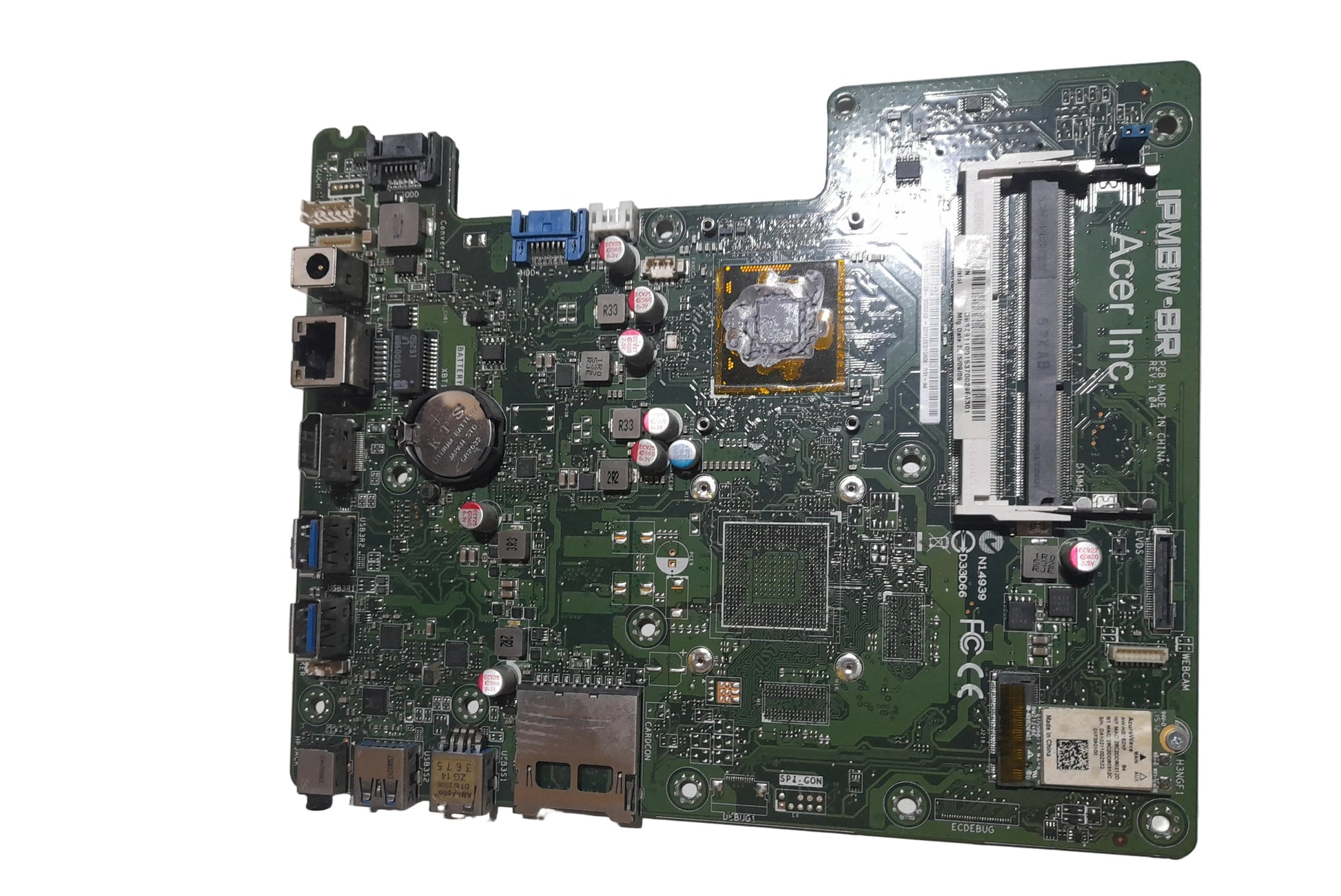 Acer ZC-700 AIO PC Motherboard & CPU IPMBW-BR Celeron N3150 Windows 10 In BIOS