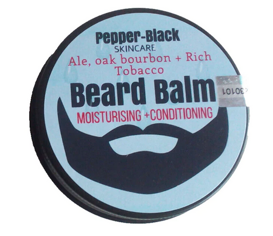 Ale, Oak Bourbon & Rich Tobacco - 100% Natural Beard Balm Sented Medium Hold Tame Facial Hair Conditioning