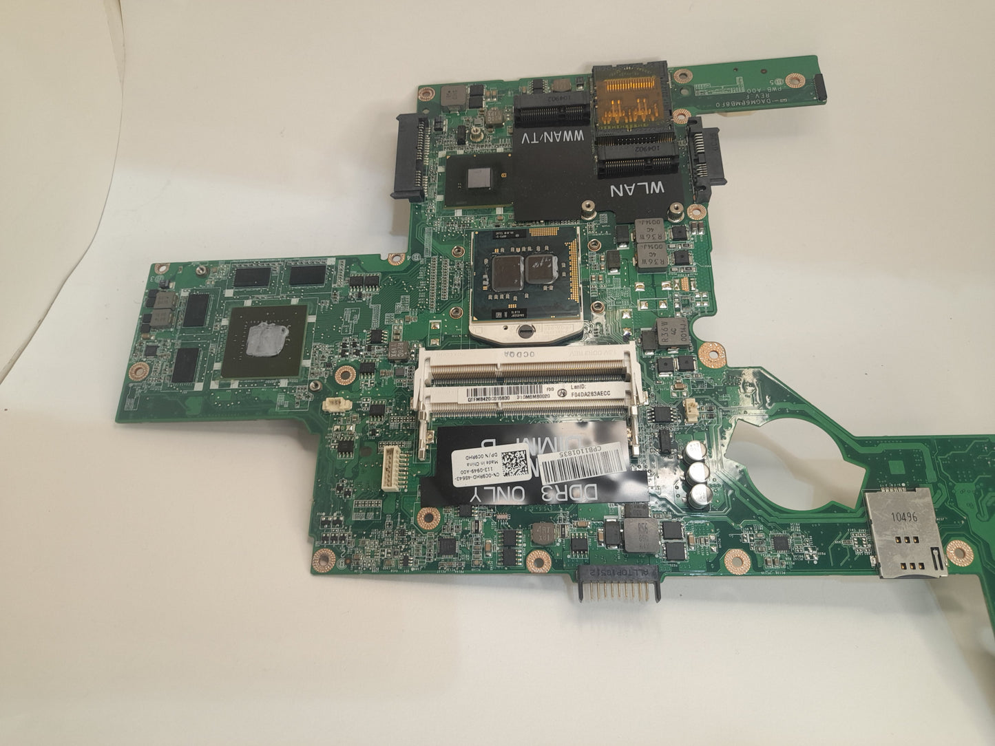 Dell XPS 15 L502x 15.6" Motherboard + i5 -560M CPU | CN-0C9RHD-48643 | DAGM6BMB8F0 REV: F