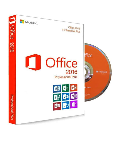 Microsoft Office Professional Plus 2016. 1 PC 32/64bit ( DVD & License ) 1-5 PCs