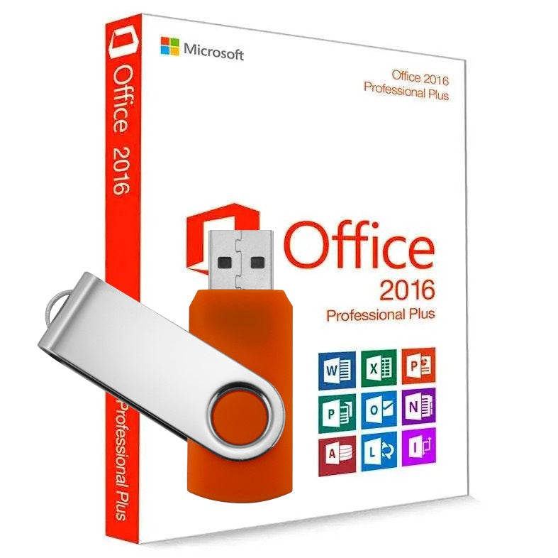 Microsoft Office Professional Plus 2016. 1 PC 32/64bit ( USB & Product Code ) | GMA501466010