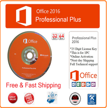 Load image into Gallery viewer, Microsoft Office Professional Plus 2016. 1 PC 32/64bit ( DVD &amp; License ) 1-5 PCs
