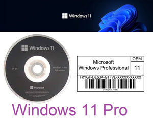 Microsoft Windows 11 Professional  64bits OEM DVD & License Key Code