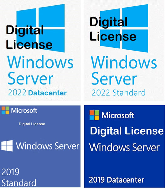 Microsoft Windows Server 2022 | 2019 Standard & Datacenter Digital License key