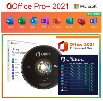Microsoft Office Professional Plus 2021 For Windows | DVD
