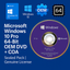 Microsoft Windows 10 Pro 64-Bit OEM DVD + COA | Sealed Pack | Genuine License