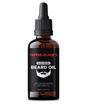 Load image into Gallery viewer, Pepper-Black&#39;s 100% Natural Beard Oil Facial Hair Conditioning - 20ml
