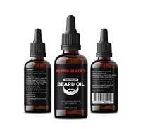 Load image into Gallery viewer, Pepper-Black&#39;s 100% Natural Beard Oil Facial Hair Conditioning - 20ml
