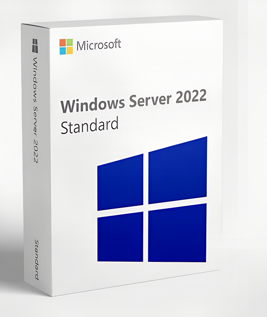 Microsoft Windows Server 2025 Standard OEM – 16 Cores + 50 CALs | Physical Pack with DVD & COA