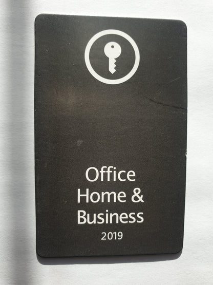 Microsoft Office 2019 Home and Business | 1 User | 1 PC (Windows 10) Card - Phone Activation