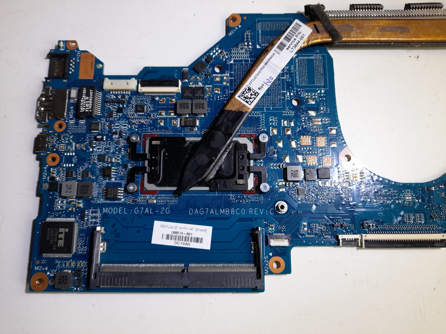 hp 14-ce3610sa 14" Motherboard + CPU DAG7ALMB8C0 REV: C | Model G7AL-2G | L67082601