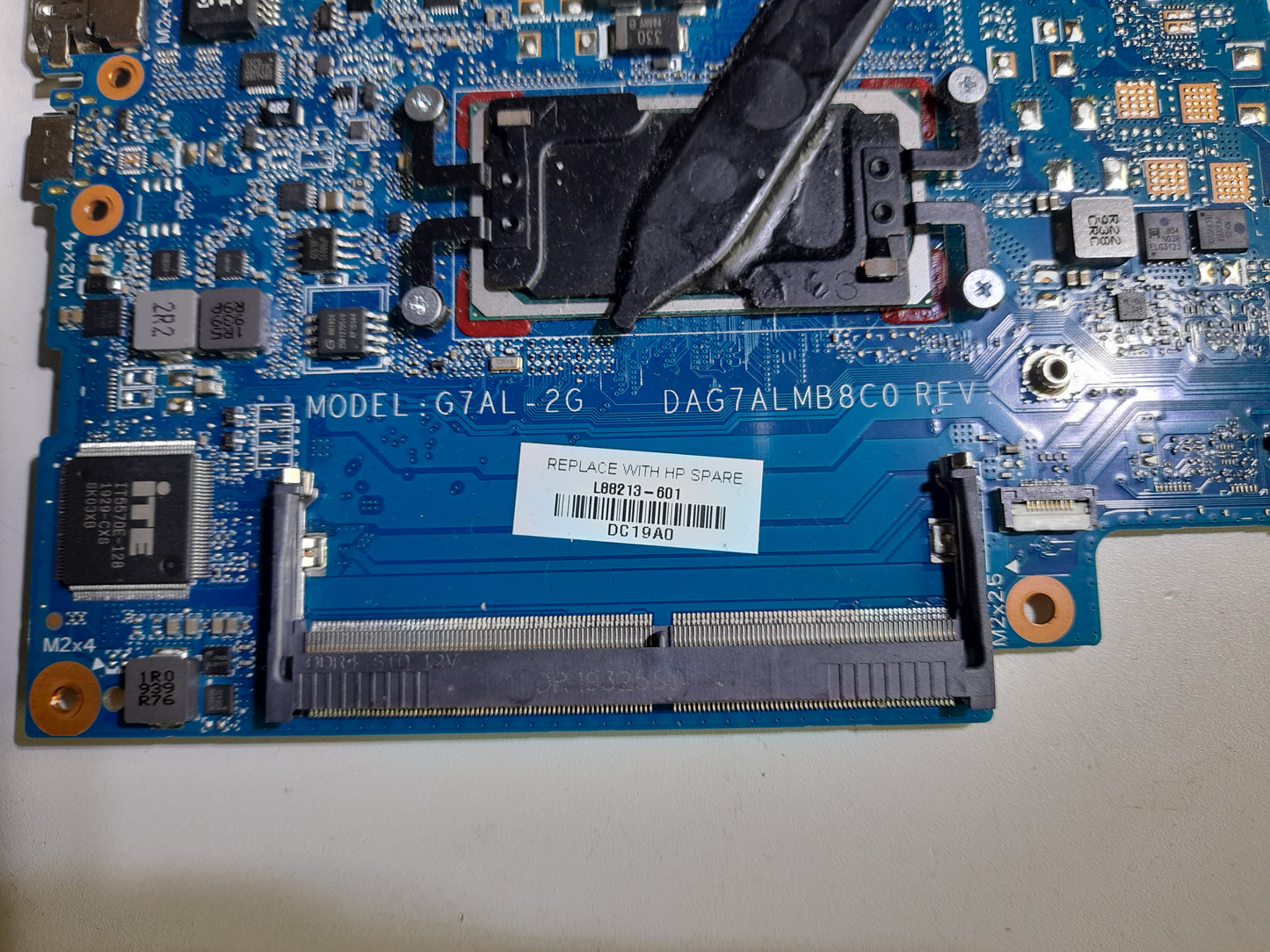 hp 14-ce3610sa 14" Motherboard + CPU DAG7ALMB8C0 REV: C | Model G7AL-2G | L67082601