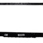 Black laptop screen frame on a white background