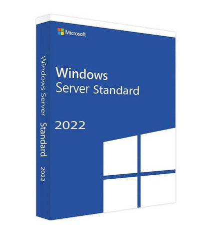 Sealed Windows Server 2022 Standard 16, 64Bit DVD & COA | P73-08334