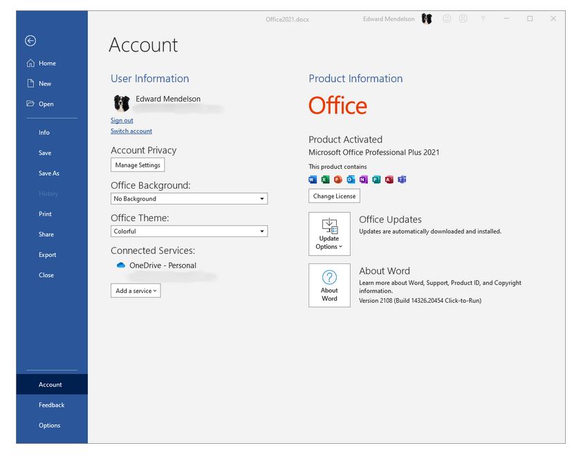 Microsoft Office Professional Plus 2021 For Windows | DVD