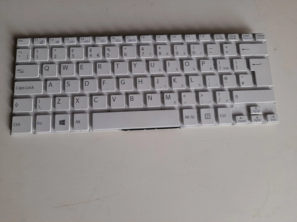 Sony Vaio SVF1421E2EW SVF142C29M White Keyboard UK